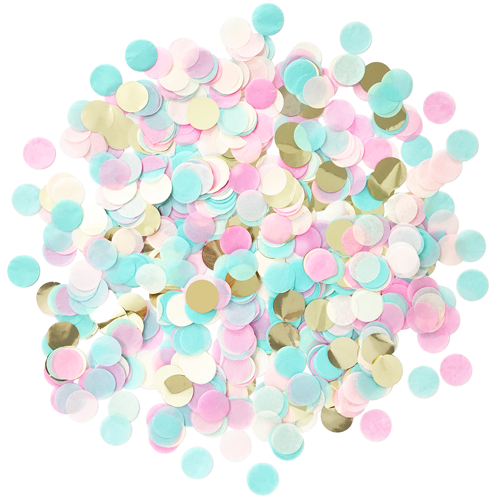 Cotton Candy / Blue & Pink Confetti