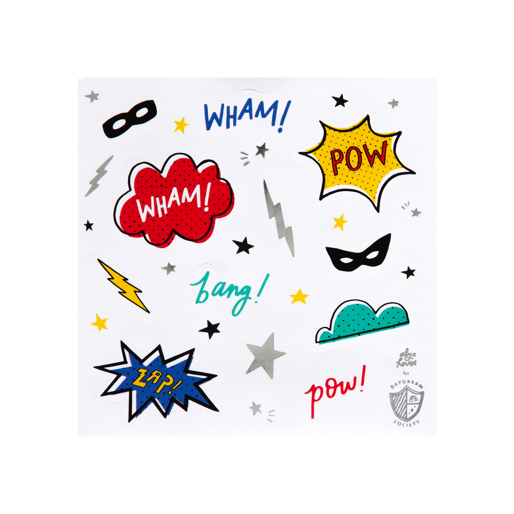 Superhero Sticker Sheets