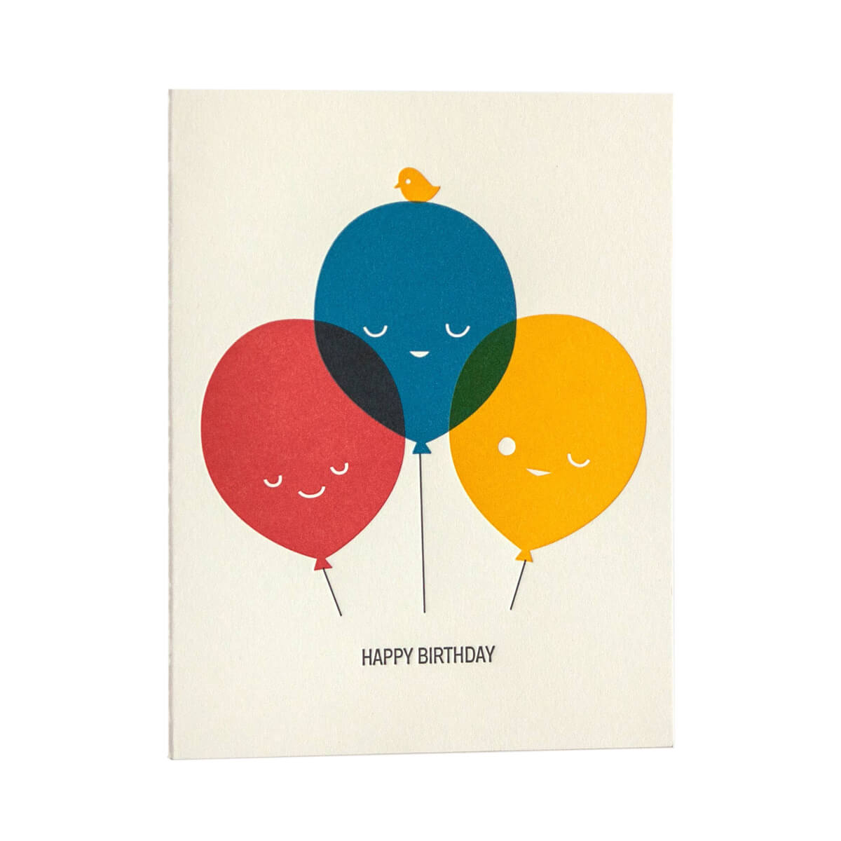 Birthday Balloons Card - bubblegum market