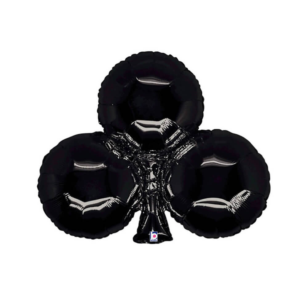 Black Card Suit Club Mylar Balloon 39" - bubblegum market