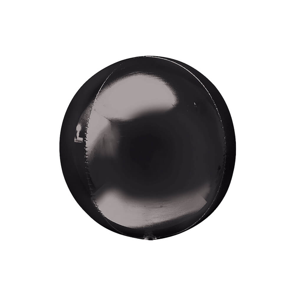 Black Orbz Foil Balloon 16" - bubblegum market
