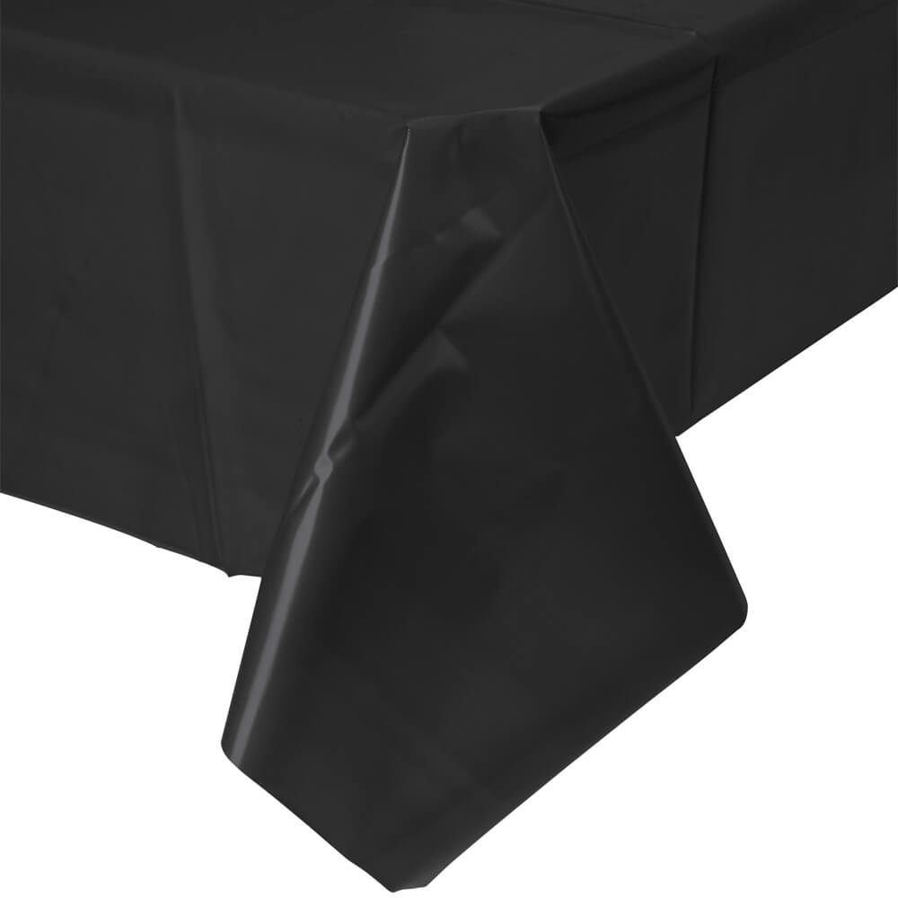     black-plastic-tablecloth-table-covering