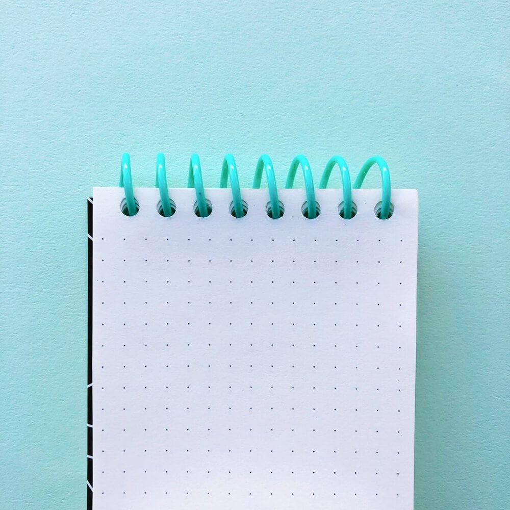 Black & White Confetti Dash Notepad - bubblegum market