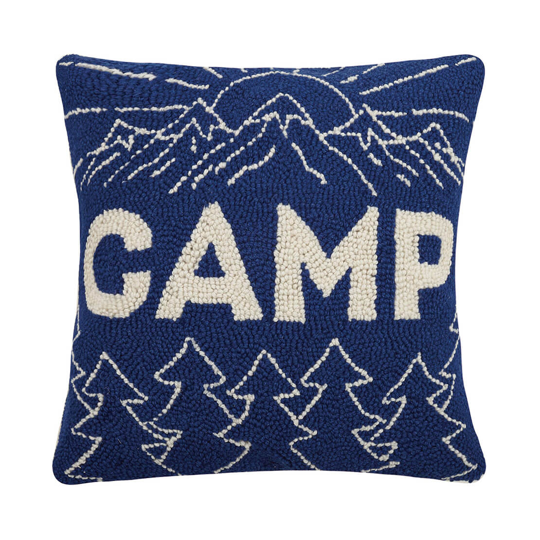 Blue Camp Hook Pillow - bubblegum market