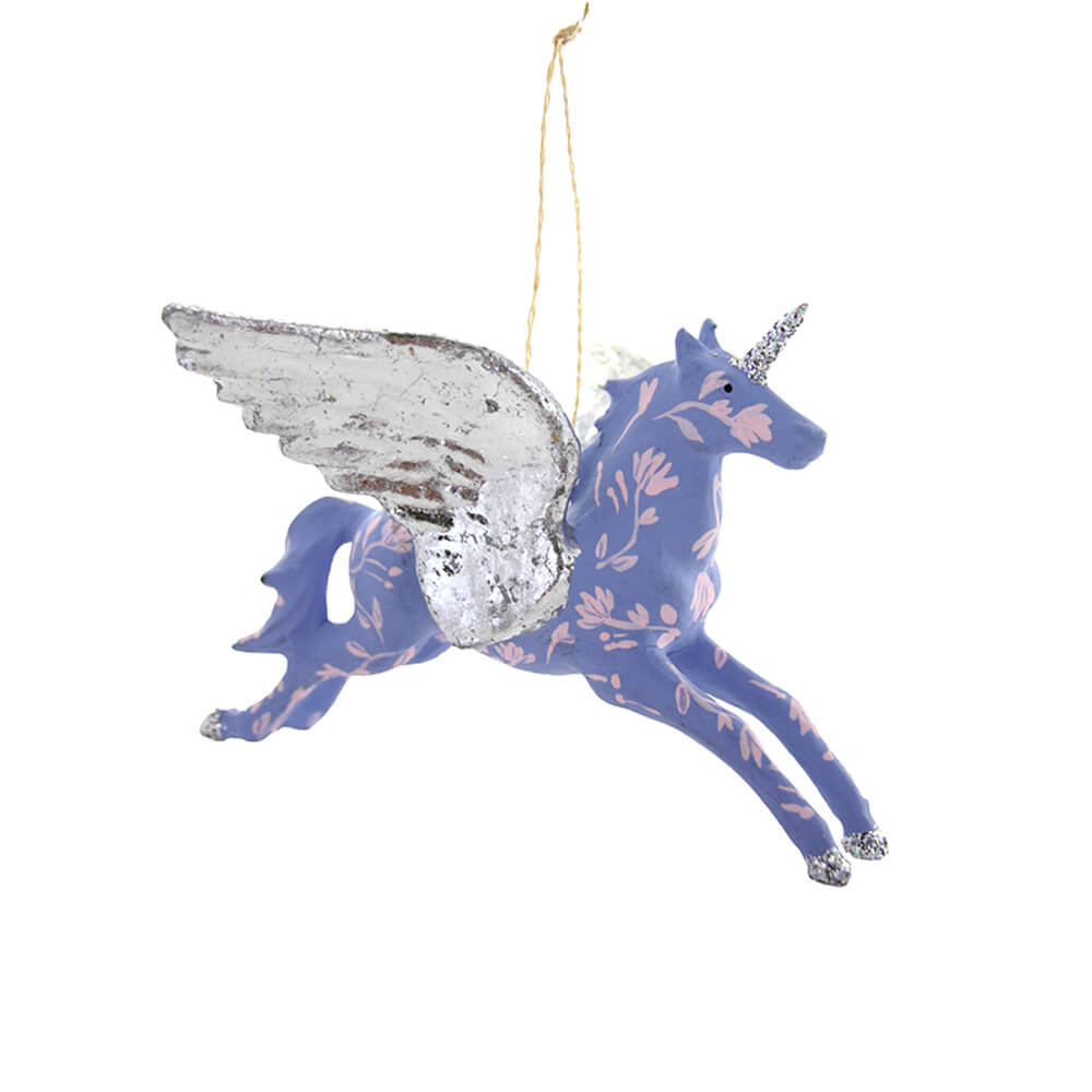    blue-floral-pegasus-with-silver-wings-ornament-cody-foster
