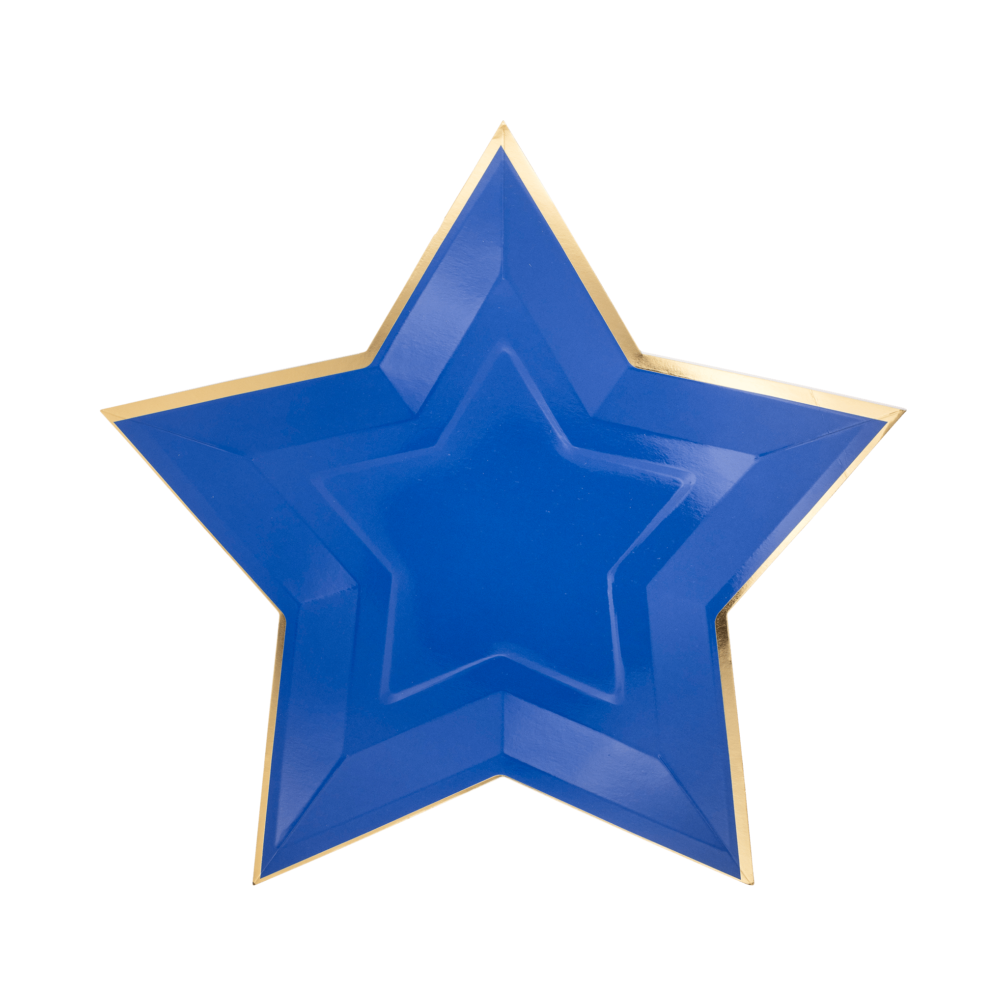 Blue Star - Shaped Paper Plates 11" - bubblegum market