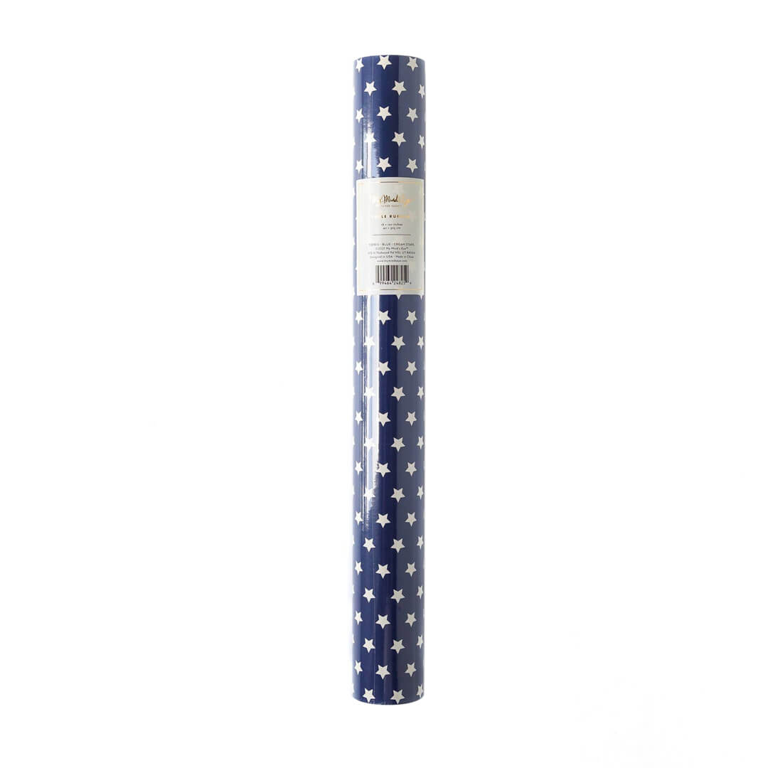 Blue Stars Table Runner - bubblegum market