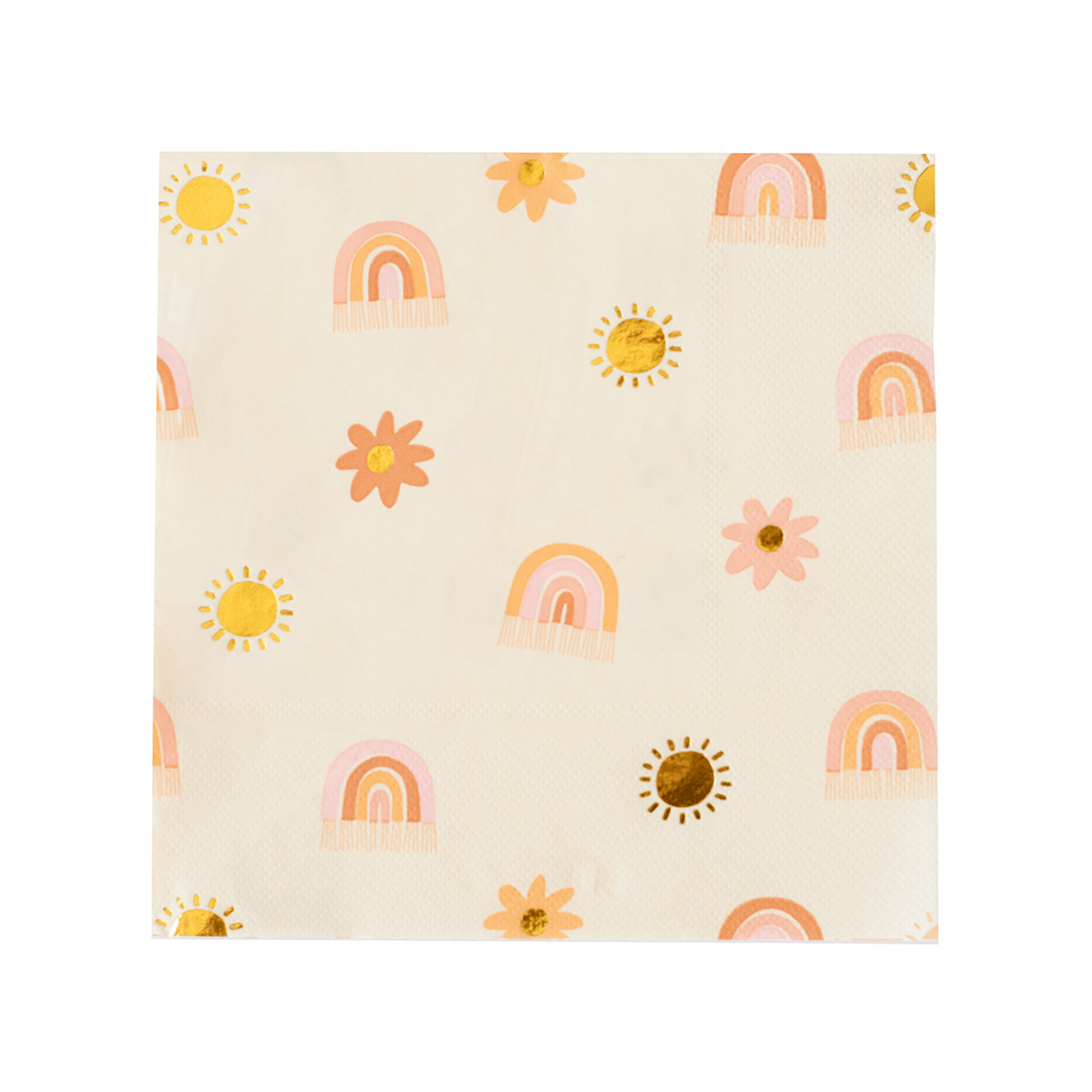 Boho Rainbow Large Napkins - bubblegum market