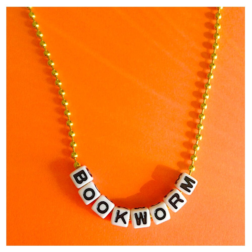 Bookworm Necklace - bubblegum market