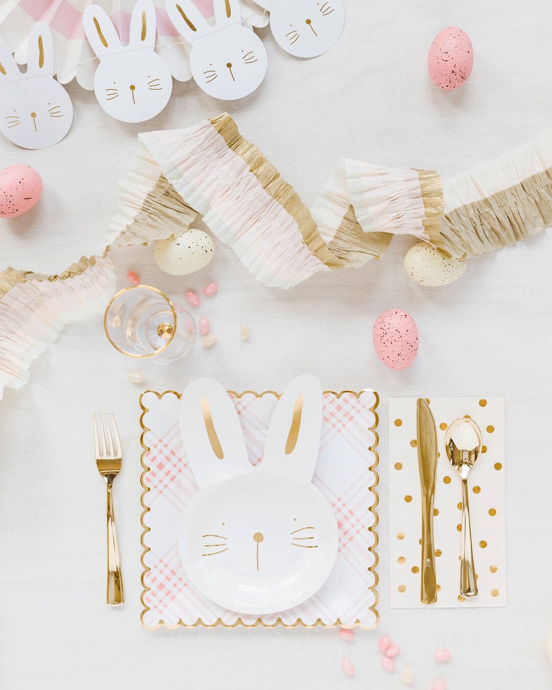 Bunny Paper Plates 9" - bubblegum market