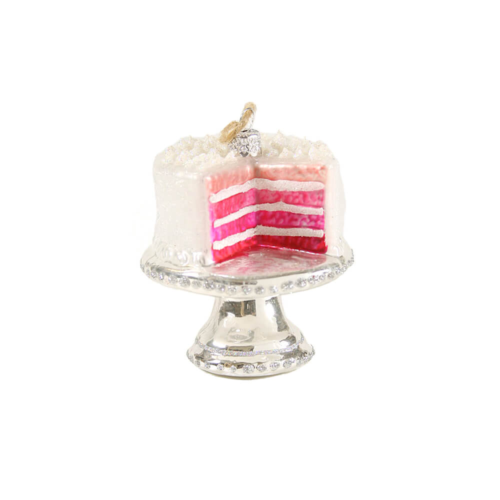 Cake Stand Ornament 3" - bubblegum market