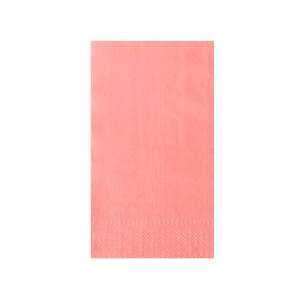 Cantaloupe Guest Towel Napkins - bubblegum market
