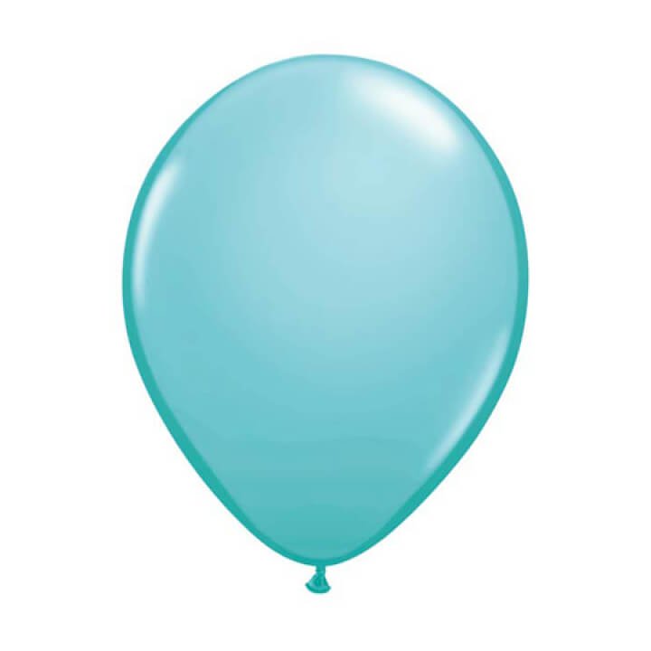 Carribean Blue Latex Balloons - bubblegum market