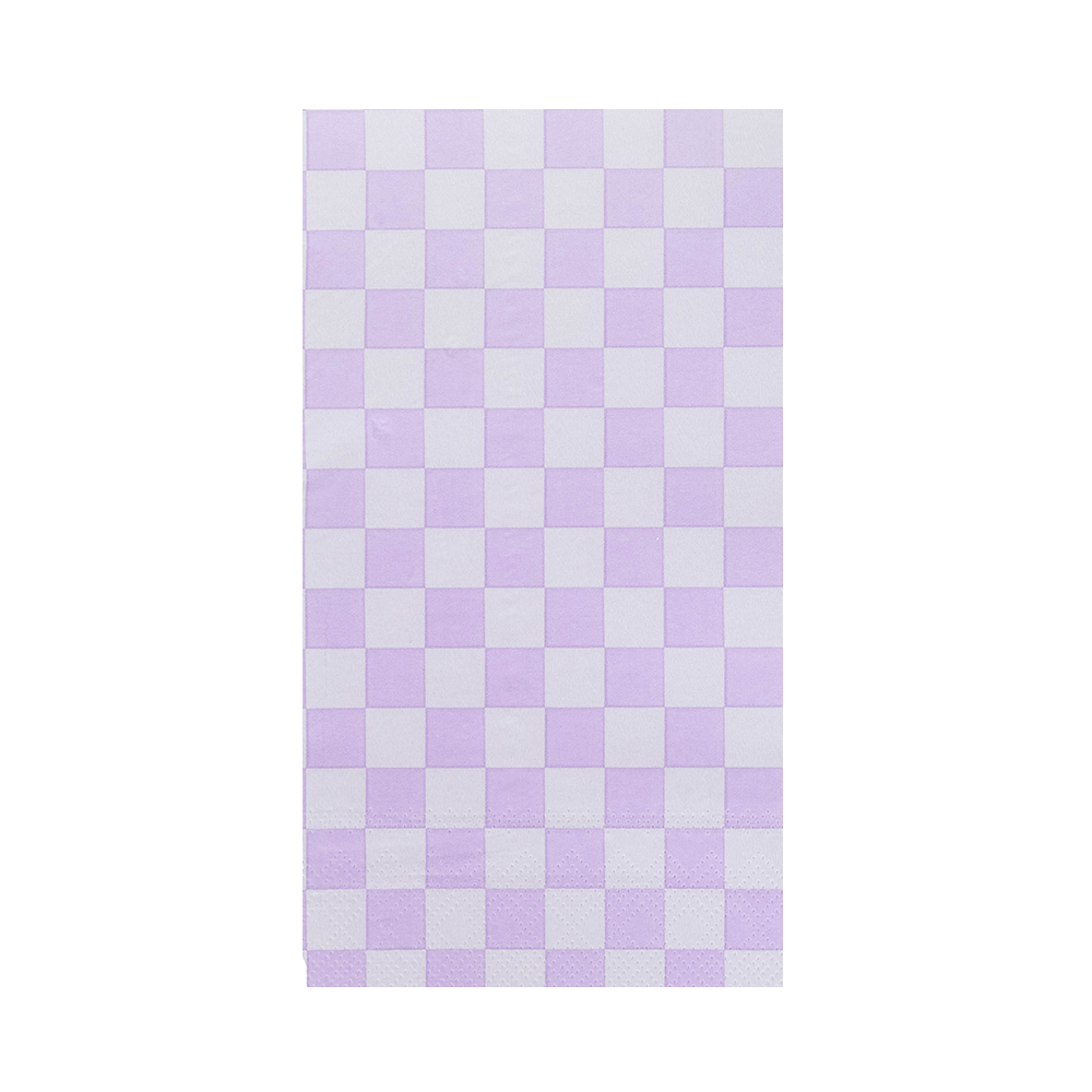Check It! Purple Posse Guest Napkins - bubblegum market