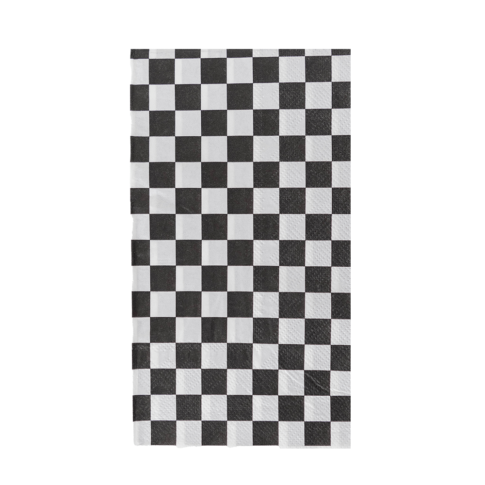 Check It! The Classic Check Guest Napkins - bubblegum market