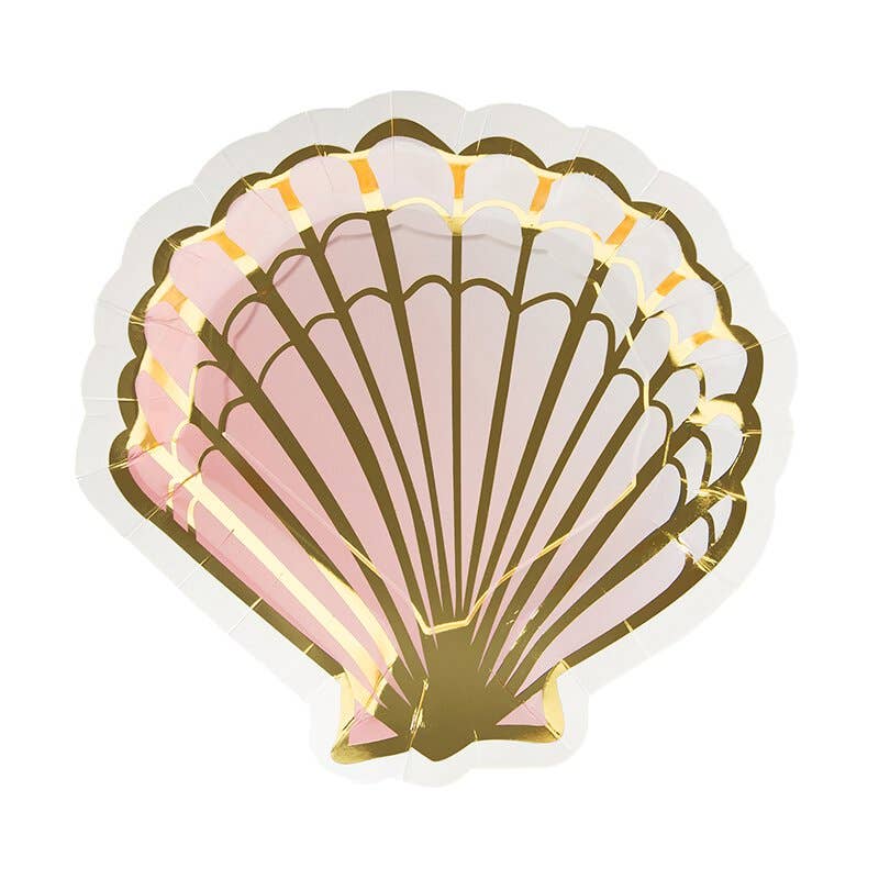 Clam Shell Small Paper Plates - bubblegum market