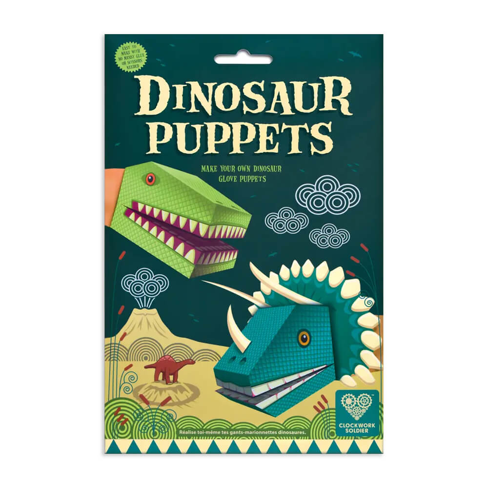 clockwork-soldier-create-your-own-dinosaur-puppets-paper-activity-kit-christmas-stocking-stuffers-easter-basket-fillers-kids-gifts-packaged