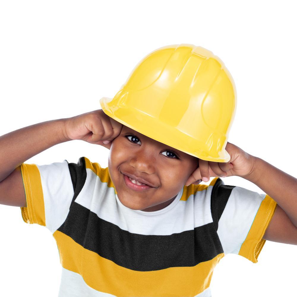 Construction Party Plastic Hard Hat - bubblegum market