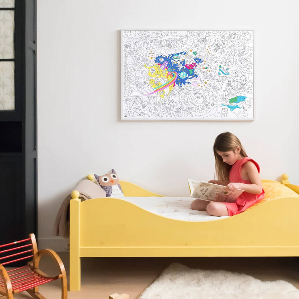 Cosmos Giant Coloring Poster - bubblegum market