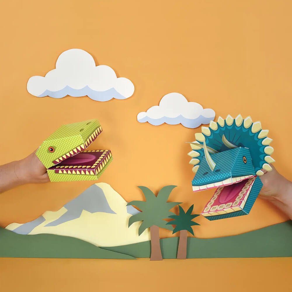 Create Your Own Dinosaur Puppets - bubblegum market