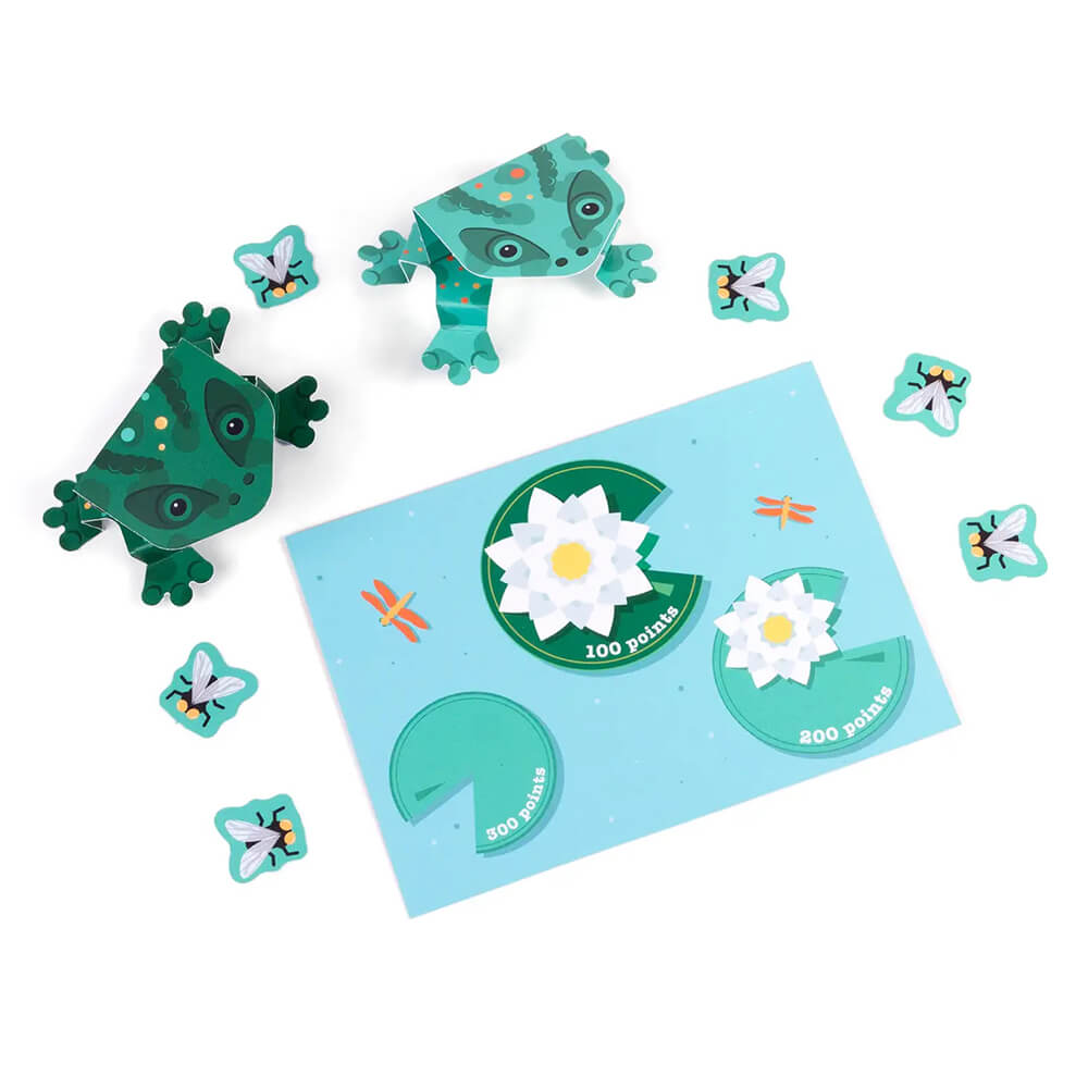 create-your-own-jumping-frogs-paper-game-easter-basket-filler-christmas-stocking-stuffer-gift-clockwork-soldier-assembled