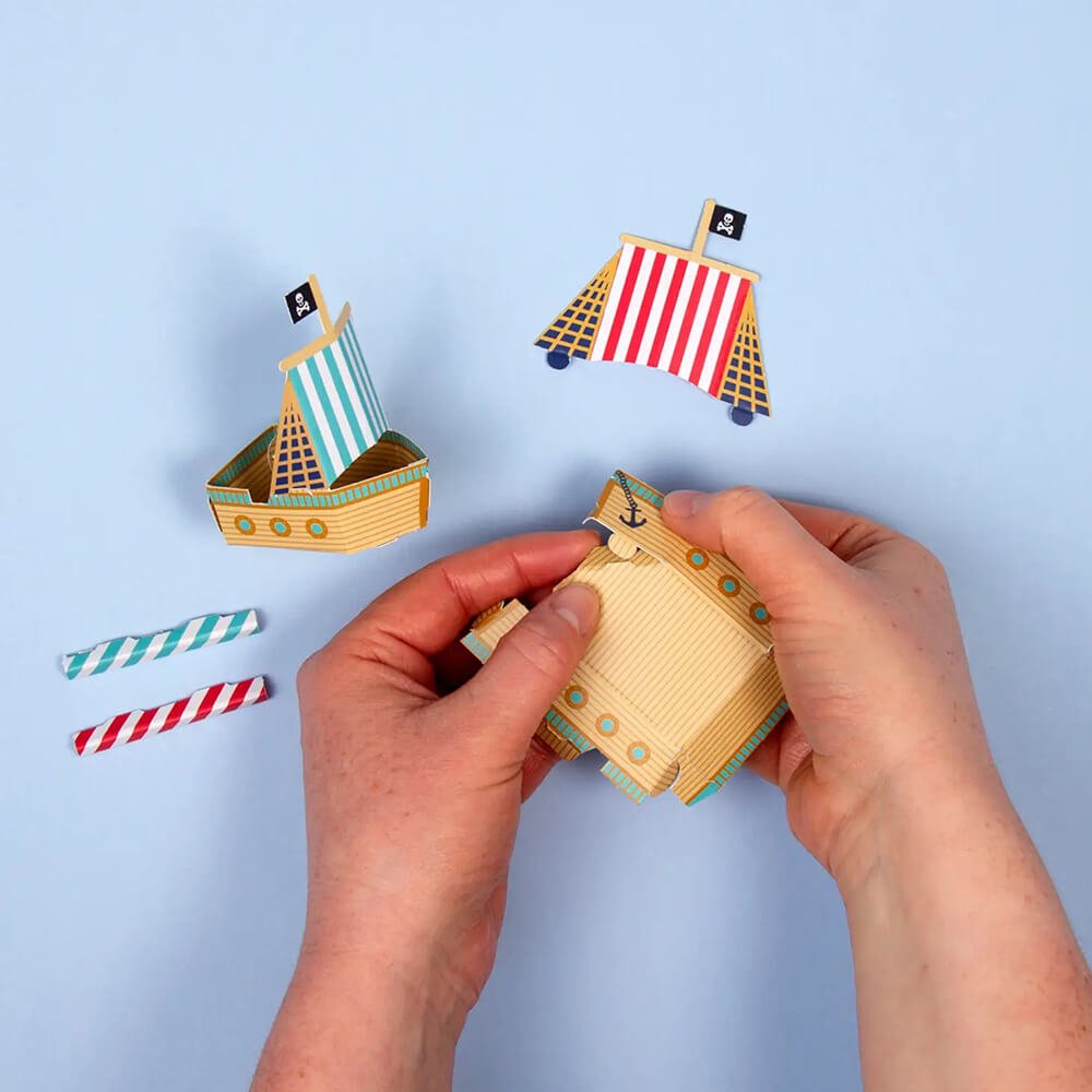 Create Your Own Pirate Blow Boats - bubblegum market