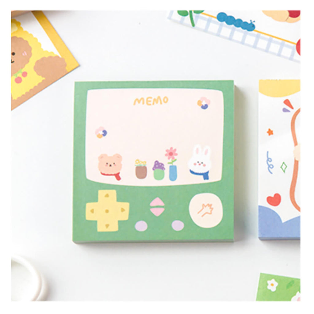 cute-kawaii-handheld-video-game-memo-pad-korean-aestheti