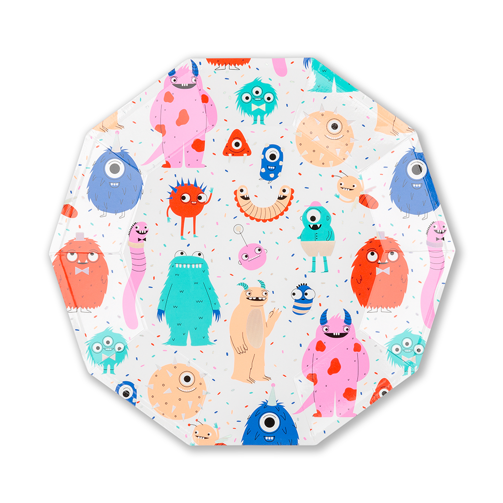 Little Monsters Large Plates 9.5"