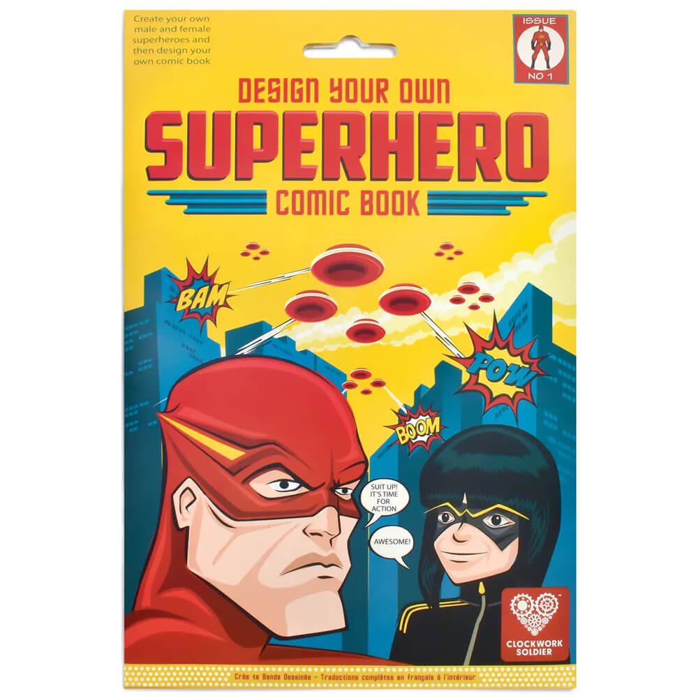Design Your Own Superhero Comic Book - bubblegum market