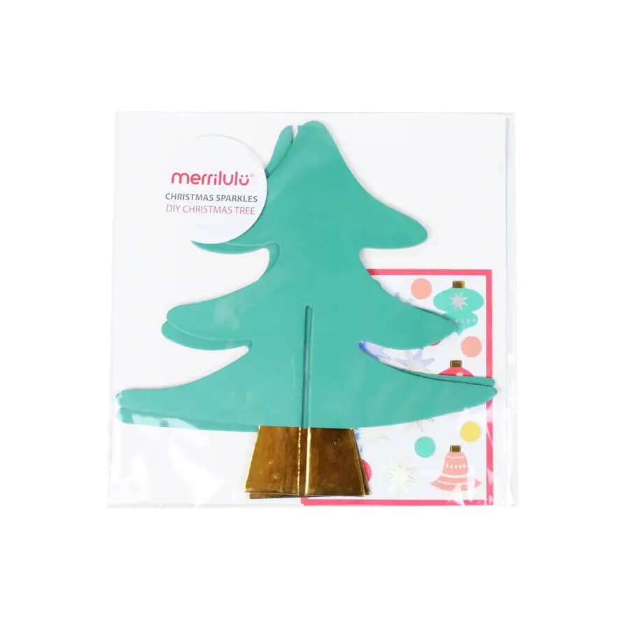 DIY Sticker Ornament Christmas Tree Craft - bubblegum market