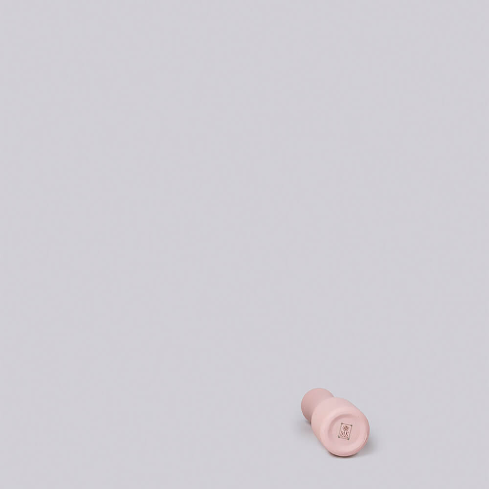 Dusty Pink Yogurt Bottle Vase - bubblegum market