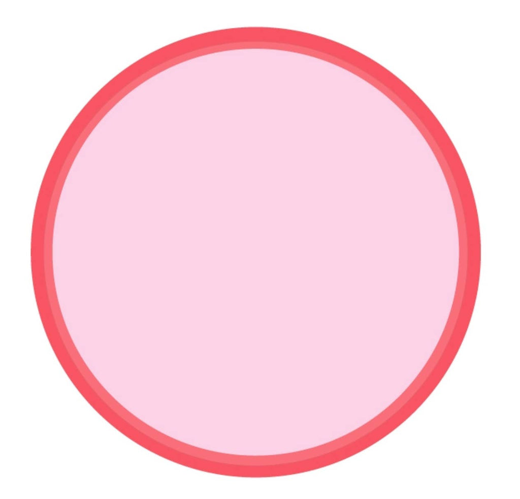 Pink & Strawberry Color-Blocked Paper Dessert Plates 8.25"