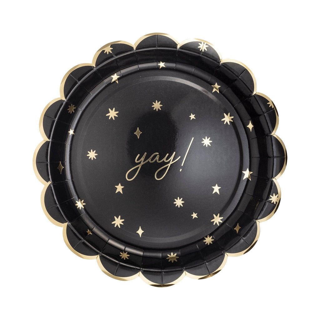 Yay Star Paper Plates 9"