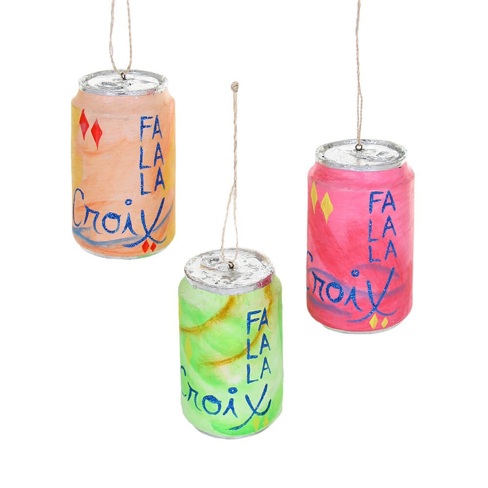 Fa La La La Croix Ornament 3.5" - bubblegum market