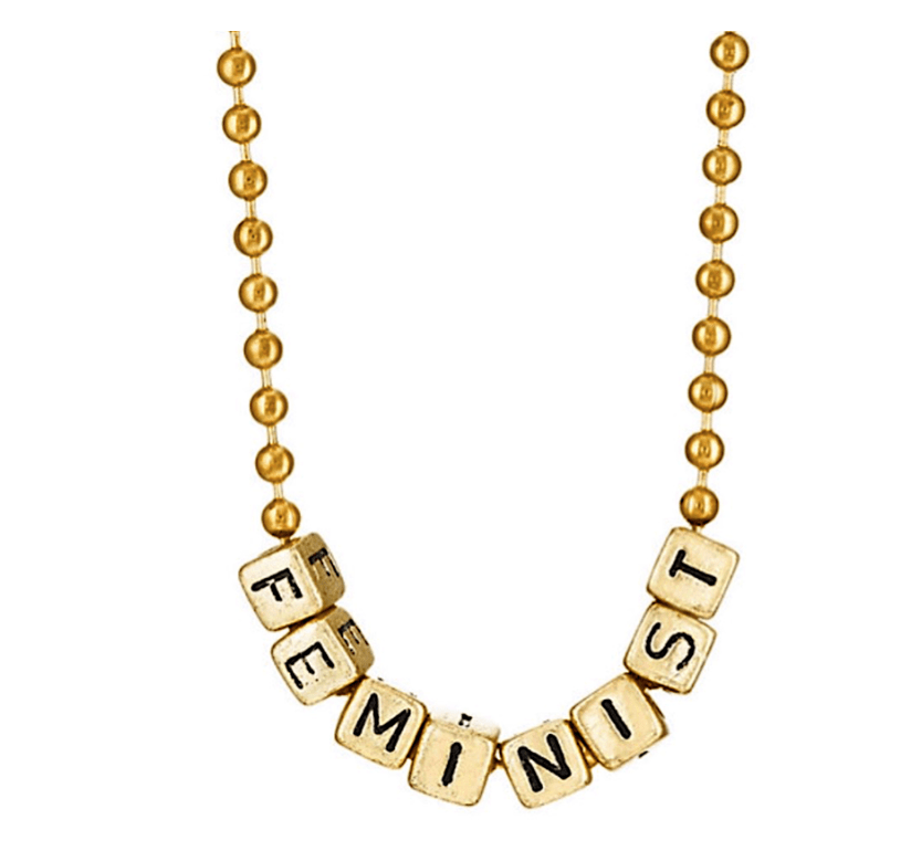 Feminist Necklace - bubblegum market