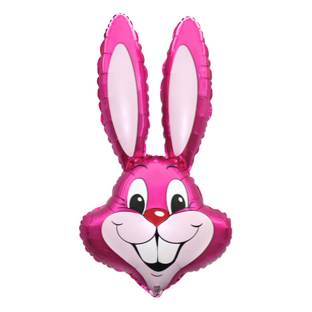 fuschia-easter-bunny-rabbit-head-foil-balloon-flexmetal