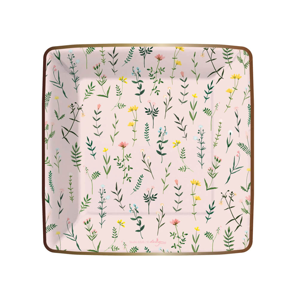       garden-wildflower-design-easter-spring-paper-dessert-plates