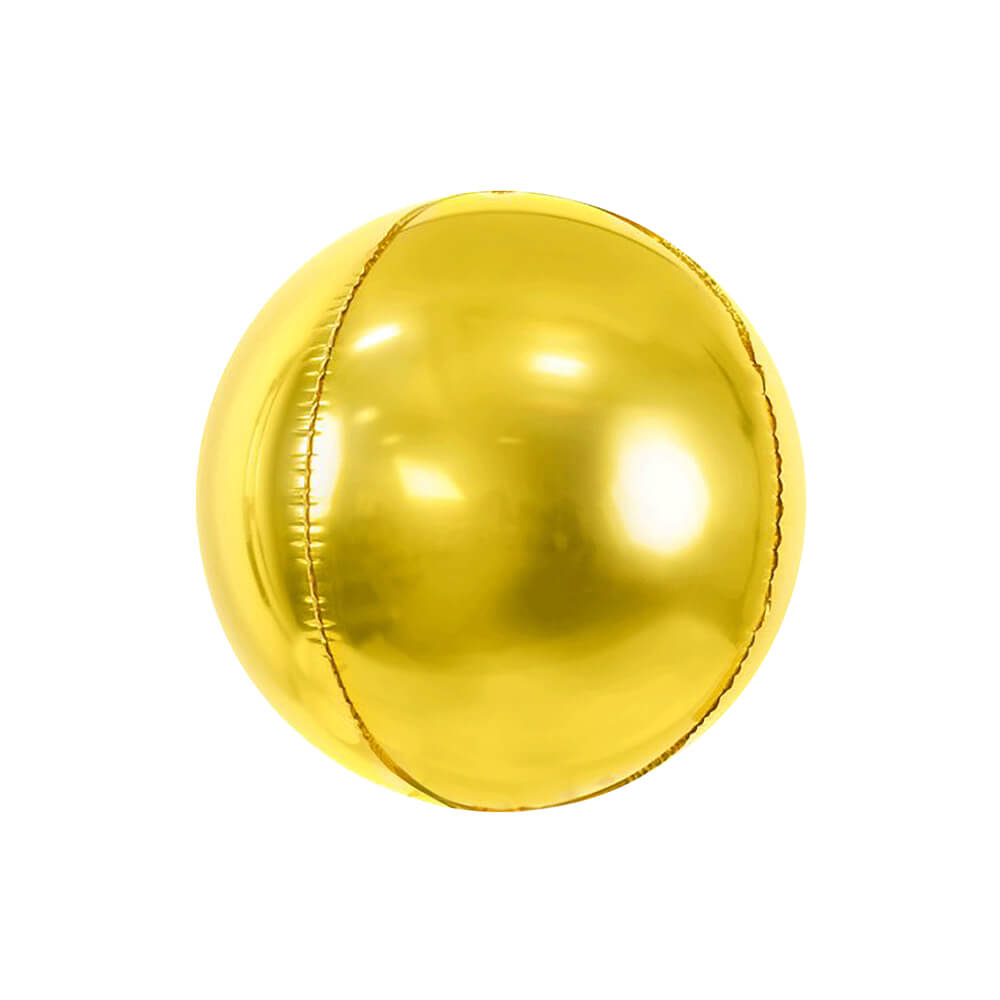 Gold Orbz Foil Balloon 16" - bubblegum market