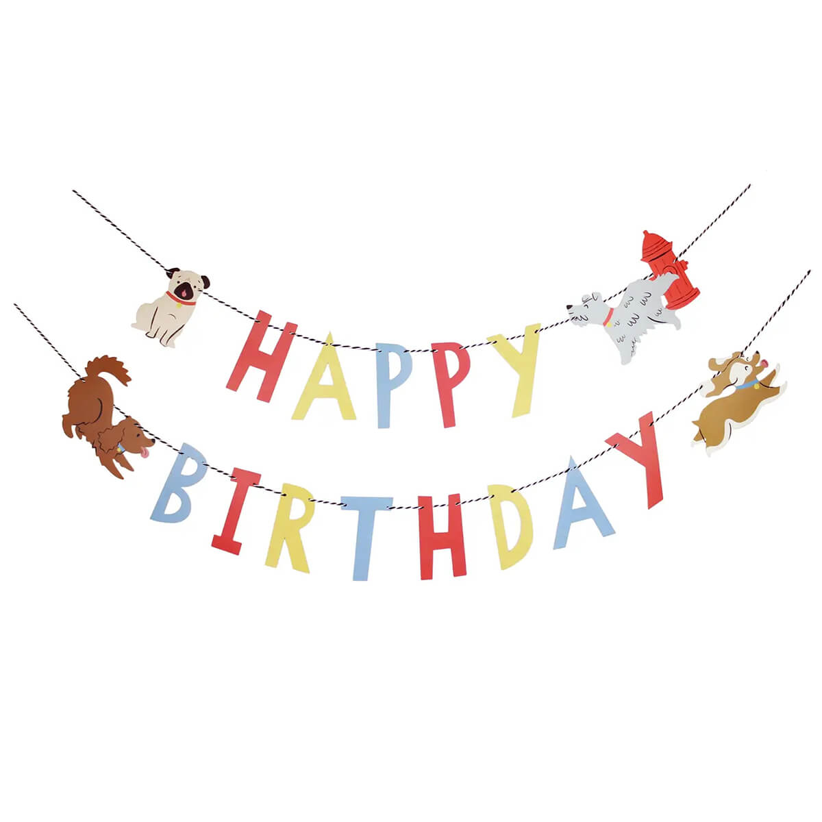 Good Dog Happy Birthday Banner - bubblegum market