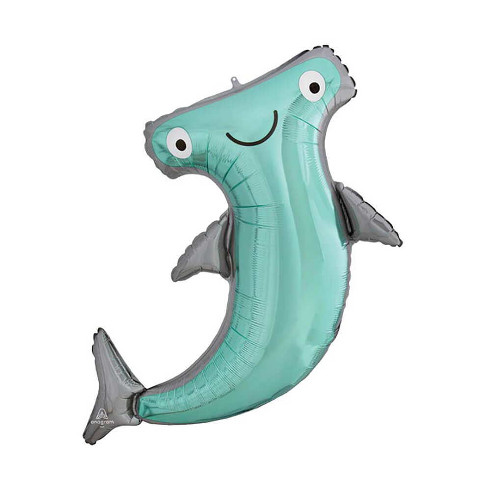 Hammerhead Shark Foil Balloon 41" - bubblegum market
