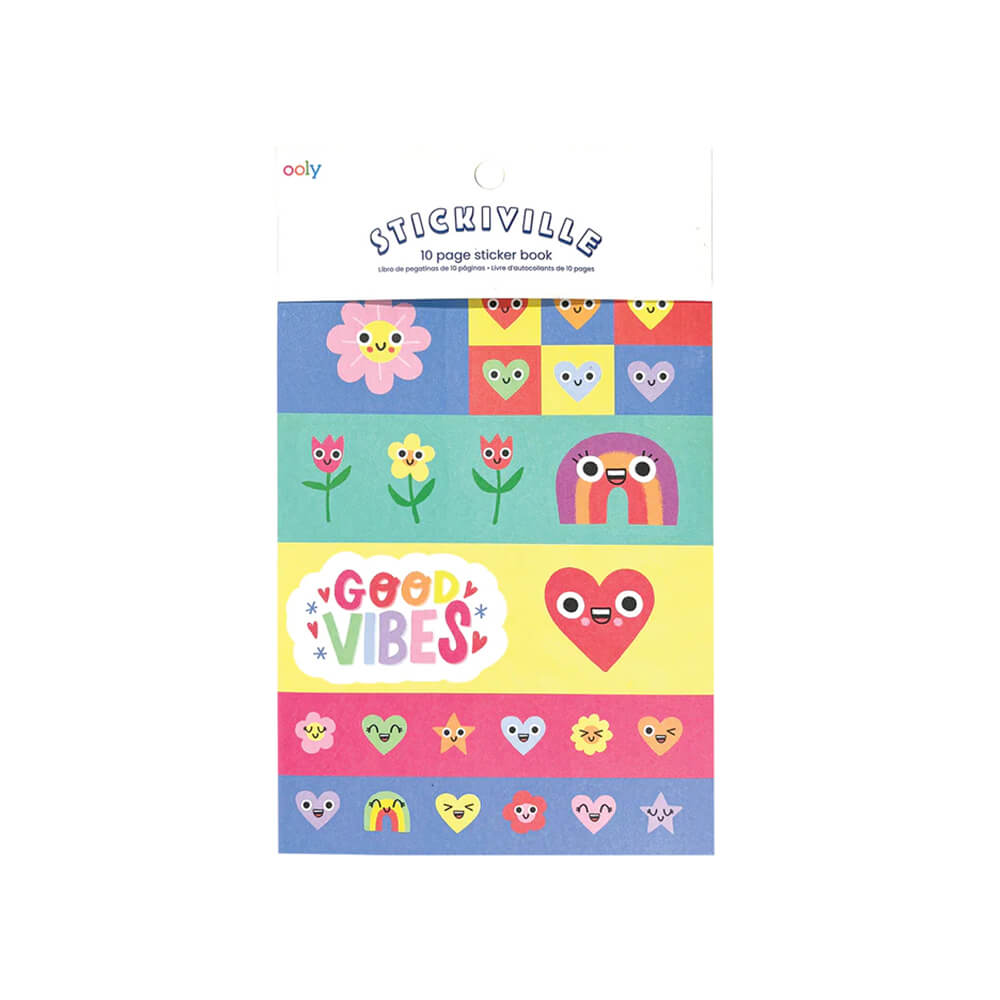 Happy Hearts Stickiville Book - bubblegum market