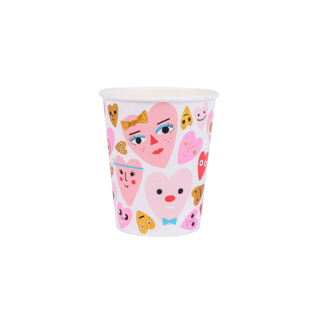 Heartbeat Gang Party Cups - bubblegum market