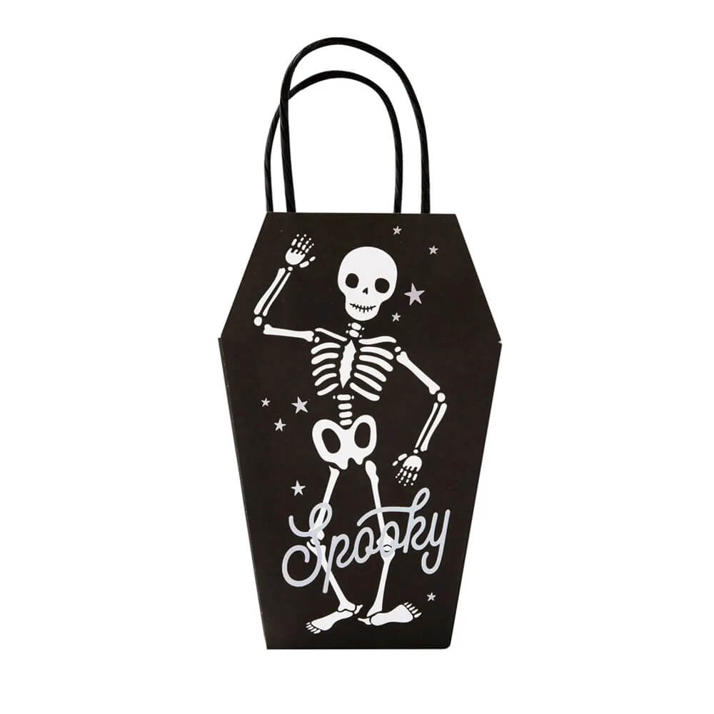 Holographic Skeleton Halloween Treat Bags - bubblegum market