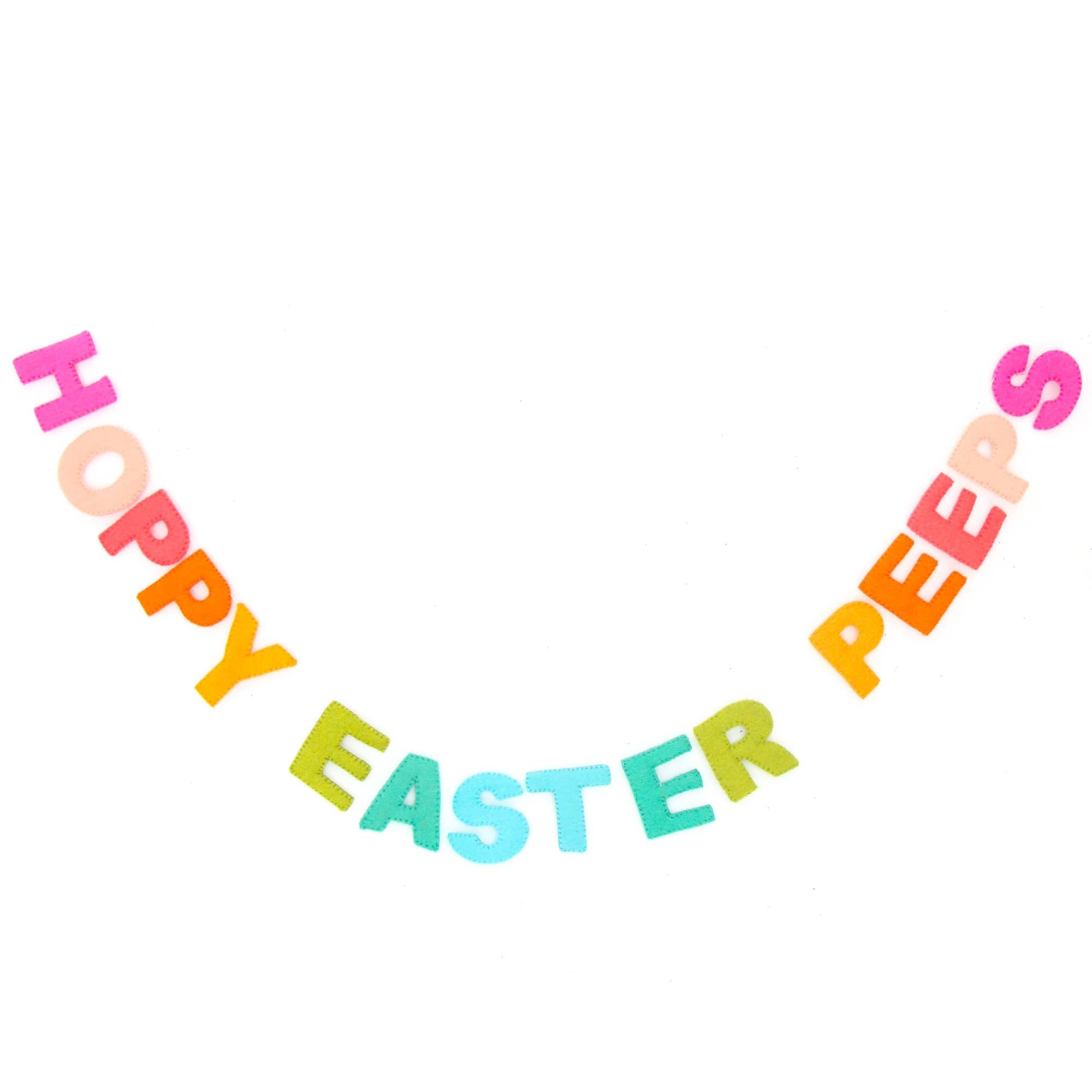 HOPPY EASTER PEEPS Felt Garland - bubblegum market