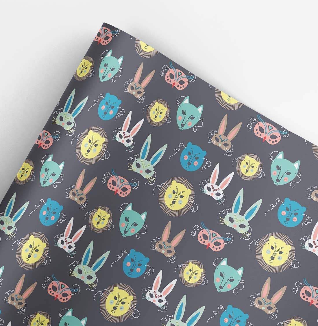 Incognito Animal Gift Wrap Roll - bubblegum market