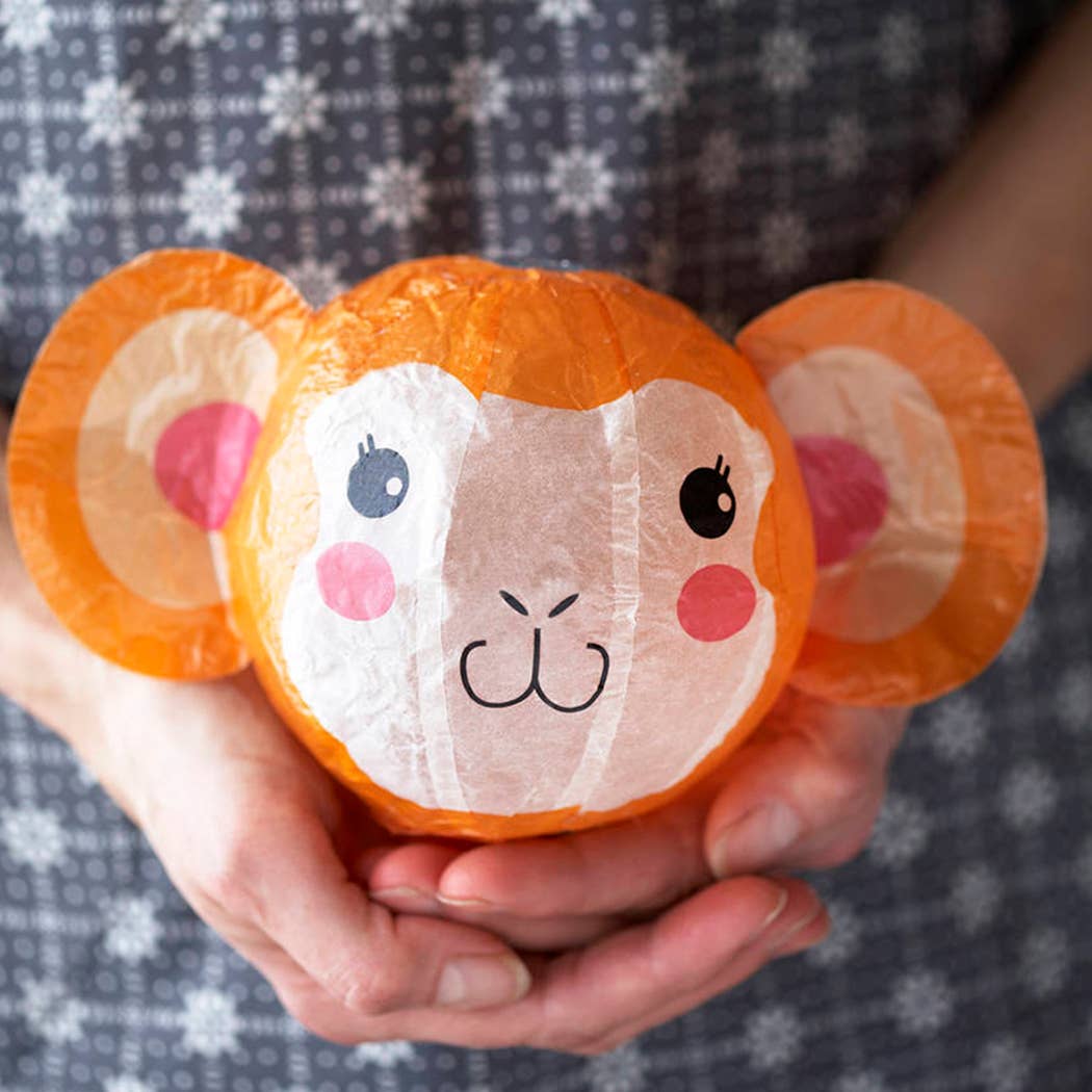 Japanese Paper Balloon Monkey - bubblegum market