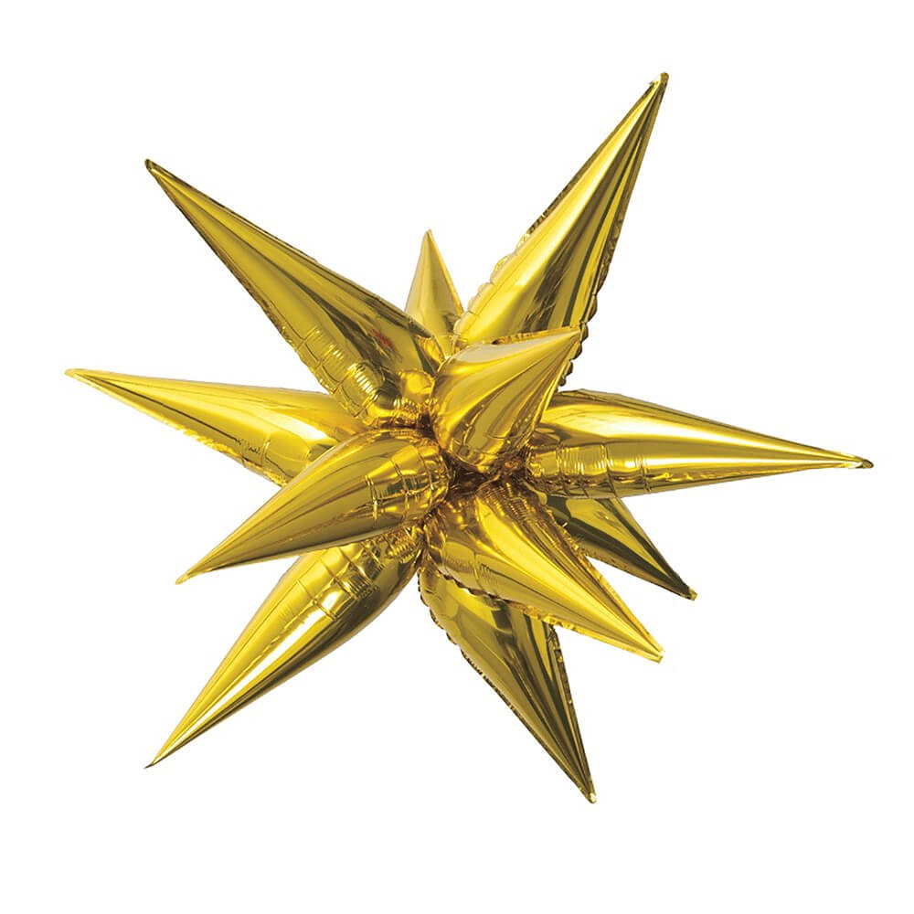Jumbo Gold Star - Burst Foil Balloon 40" - bubblegum market