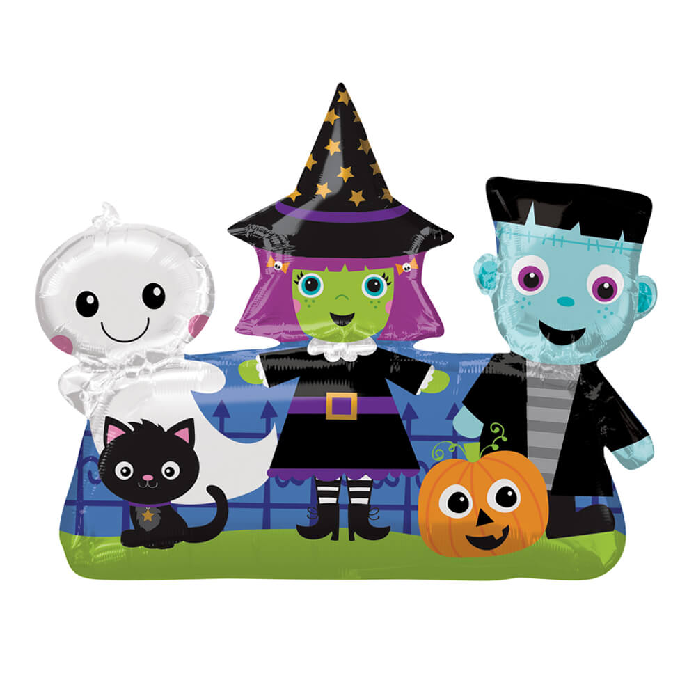 anagram-jumbo-halloween-friends-foil-balloon-featuring-a-happy-ghost-witch-frankenstein-black-cat-and-little-jack-o-lantern