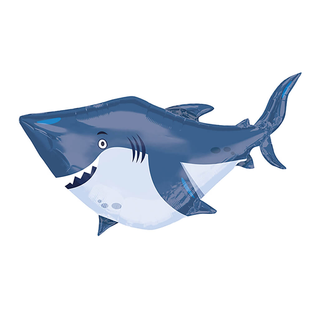 Jumbo Ocean Shark Foil Balloon 40" - bubblegum market