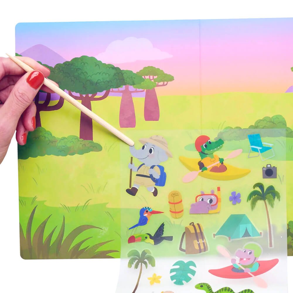 Jungle Journey Set The Scene Transfer Stickers Magic - bubblegum market